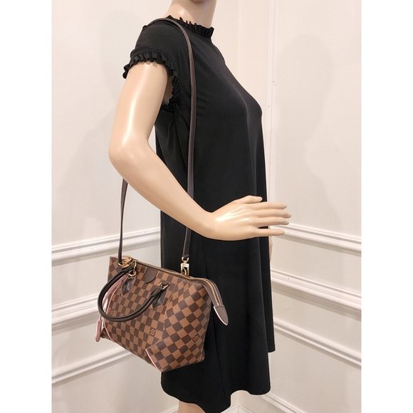 Louis Vuitton Caissa PM Damier Ebene Canvas Tote | Like New Condition - Picture 10 of 11